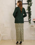 BAJU KURUNG KEDAH KRISLYN (EMERALD GREEN)